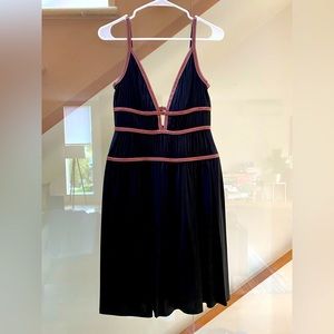 BCBG Maxazria “Lillie” Black Sleeveless Strap Dress.  Size 2 **Brand New w/ tags